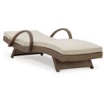 Beachcroft Outdoor Chaise Lounge with Cushion - Image 5