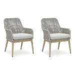 Seton Creek Outdoor Dining Arm Chair (Set of 2)