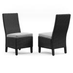 Beachcroft Outdoor Side Chair with Cushion (Set of 2) - Image 2