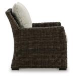 Brook Ranch Outdoor Lounge Chair with Cushion - Image 5