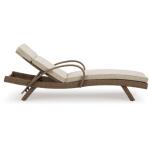 Beachcroft Outdoor Chaise Lounge with Cushion - Image 7