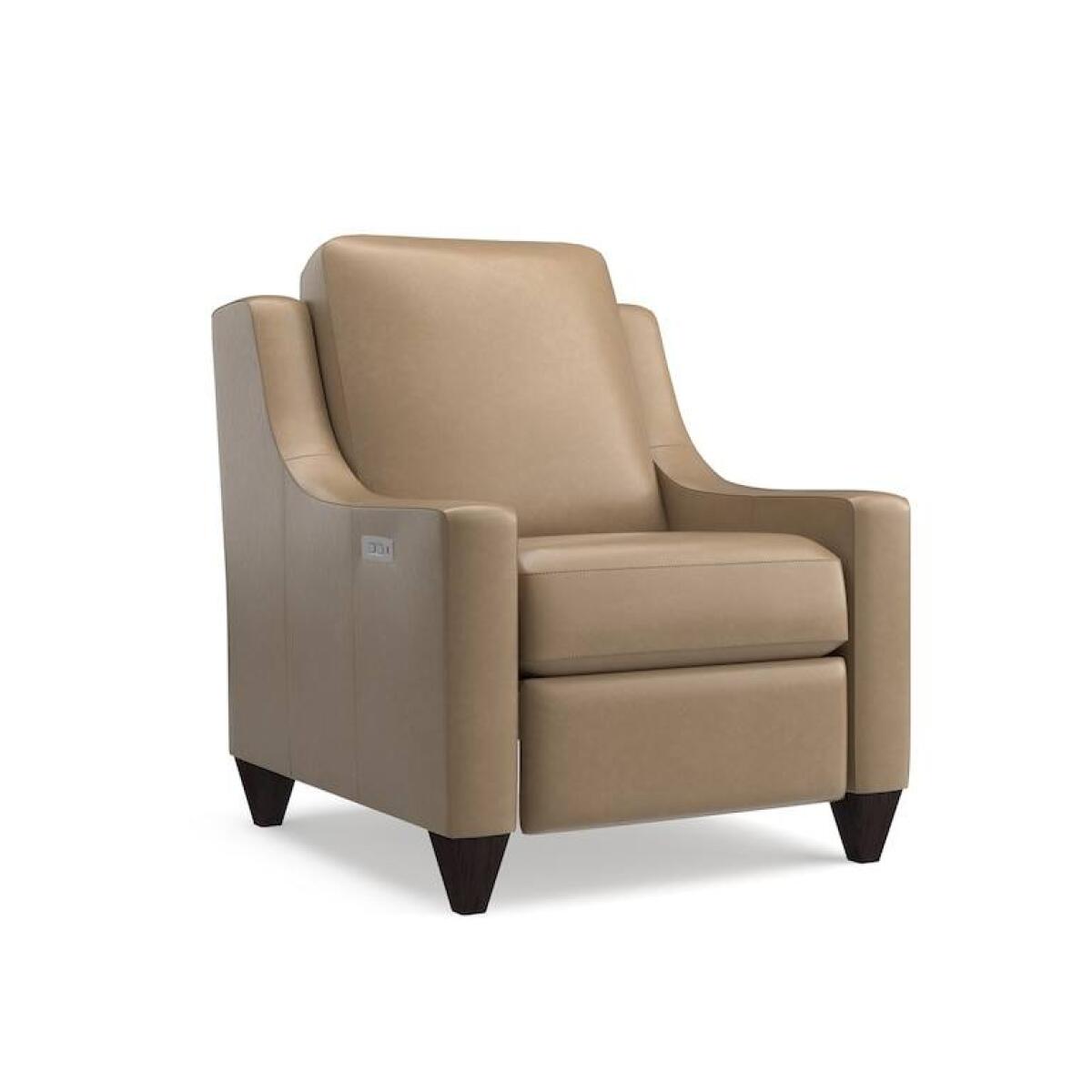 Benchmade Motion Leather Slope Arm Recliner Benchmade Motion Leather Slope Arm Recliner - Image 1