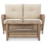 Braylee Outdoor Loveseat with Table (Set of 2) - Image 2
