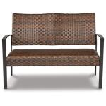 Zariyah Outdoor Love/Chairs/Table Set (Set of 4) - Image 8