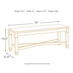 Tyler Creek Dining Bench - Image 4