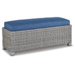 Naples Beach Outdoor Bench with Cushion - Image 2