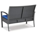 Alina Outdoor Love/Chairs/Table Set (Set of 4) - Image 14