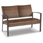 Zariyah Outdoor Love/Chairs/Table Set (Set of 4) - Image 5
