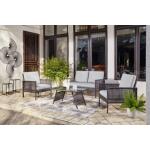 Lainey Outdoor Love/Chairs/Table Set (Set of 4) - Image 3