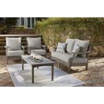 Visola Outdoor Loveseat, 2 Lounge Chairs and Coffee Table - Image 2