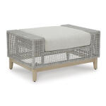 Seton Creek Outdoor Ottoman with Cushion