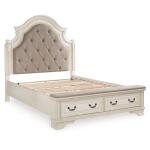 Realyn Queen Upholstered Storage Bed - Image 3