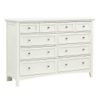 Bonanza White Triple Dresser