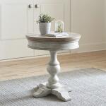 Heartland Round Pedestal Chair Side Table - Image 2