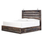 Drystan King Panel Bed with 4 Storage Drawers