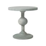 Escape Round Pedestal End Table