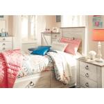 Willowton Twin Panel Bed with 2 Storage Drawers - Image 4