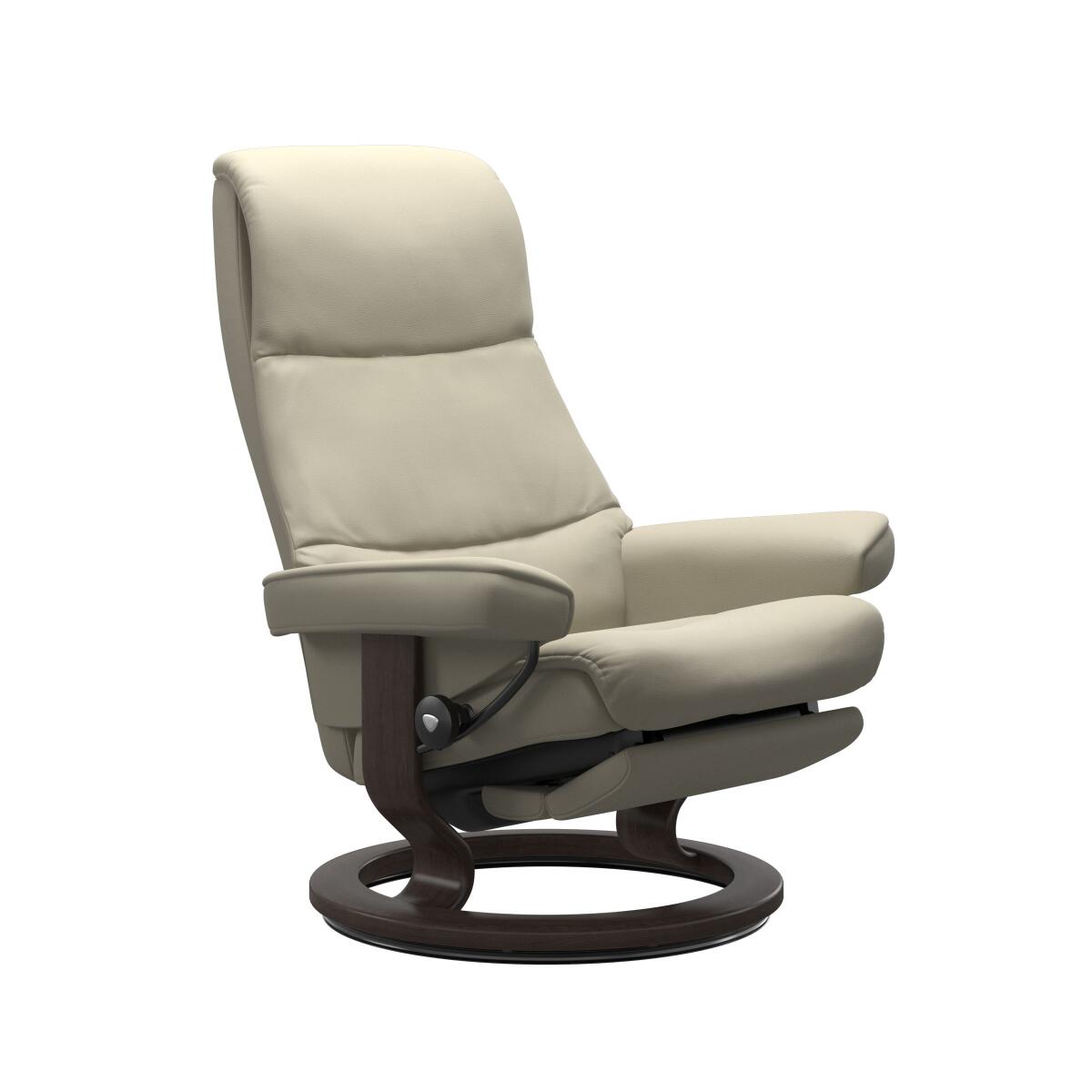 6c9e79c41a90b2bd24595a00614f52b0 Stressless® View (M) Classic Base Recliner with Power - Image 1