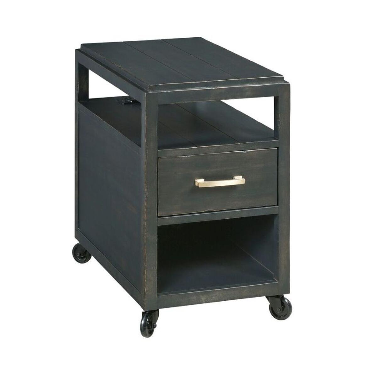 Marlowe Mobile Charging Chairside Table Marlowe Mobile Charging Chairside Table - Image 1