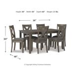 Caitbrook Dining Table and Chairs (Set of 7) - Image 5