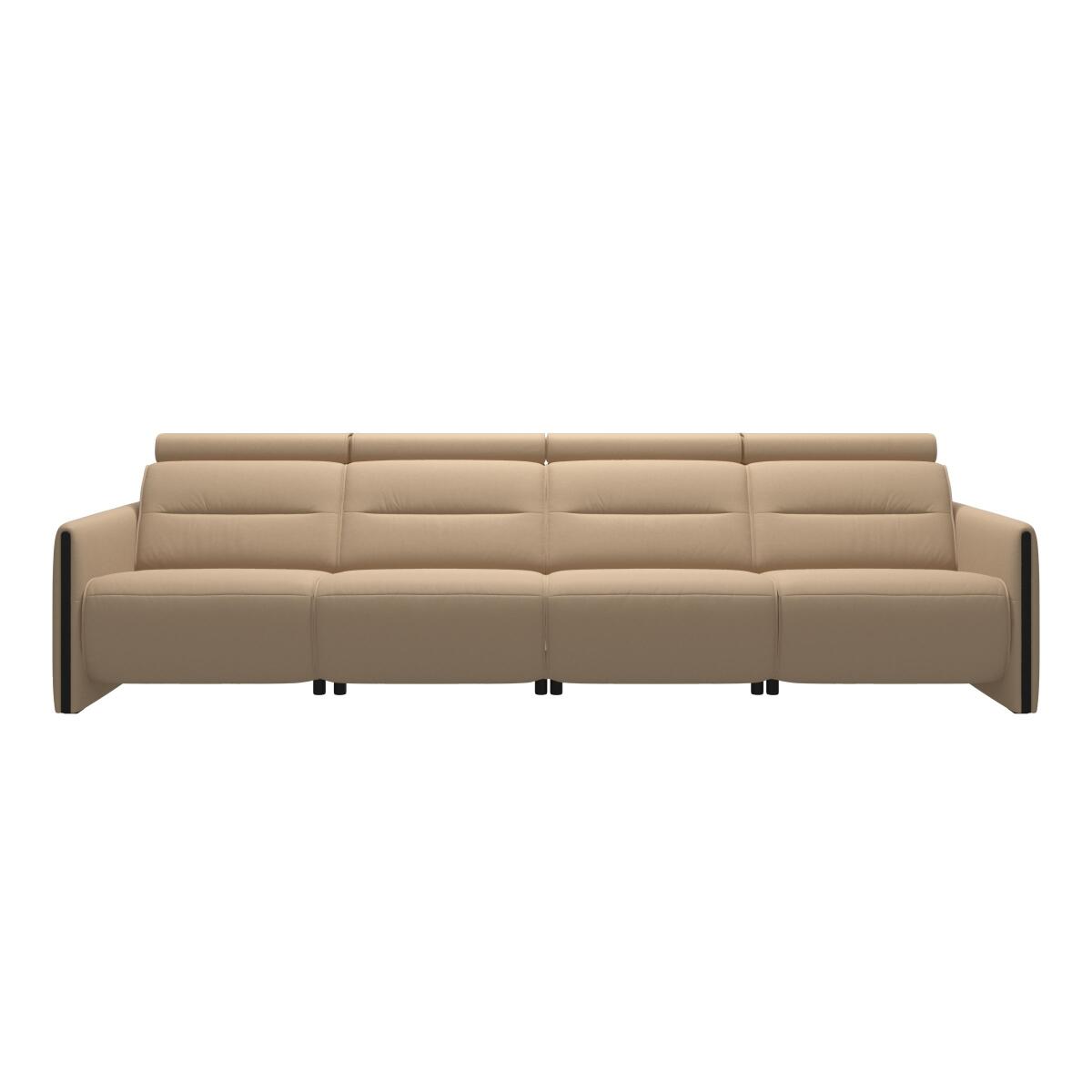 93422a0ecd8ebfa37ceb32e1a8f2118c Stressless® Emily Wood 4 seater with 2 Power PDDP - Image 1