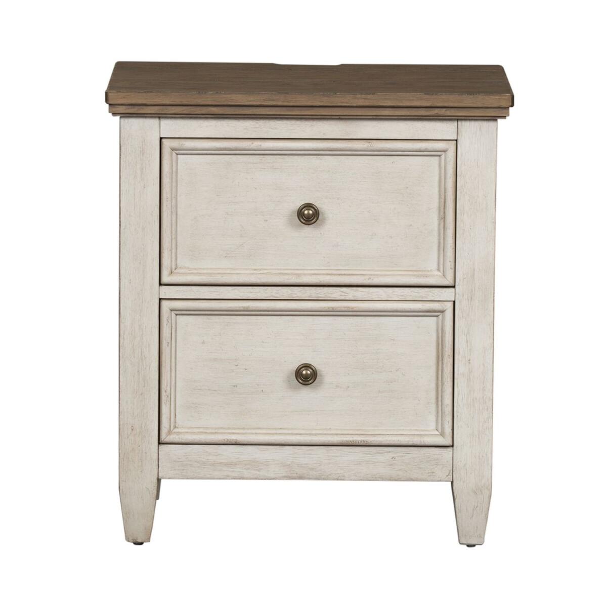 Heartland 2 Drawer Night Stand w/ Charging Station Heartland 2 Drawer Night Stand w/ Charging Station - Image 1