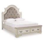 Realyn Queen Upholstered Storage Bed - Image 2