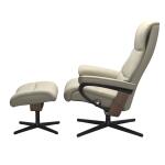 Stressless® View (L) Cross Base Recliner with Ottoman - Image 2