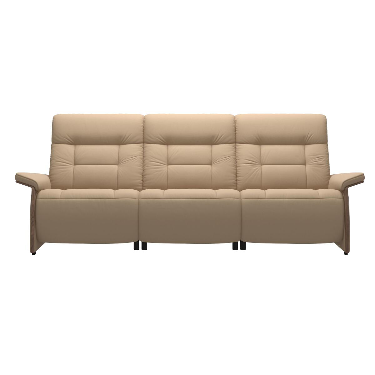 b6acd9fe6717bd7025e1227a51826140 Stressless® Mary Wood with adjustable headrest, 3 seater with 2 Power - Image 1