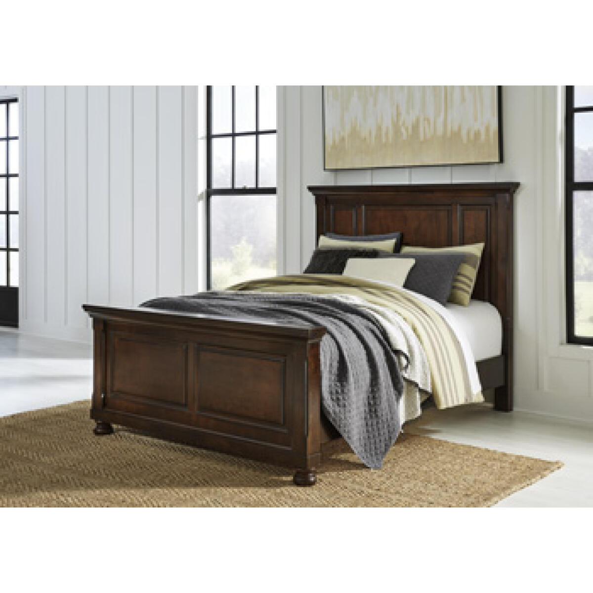 cb511389cb8d4d7bf0b17705fa7ae6e6 Porter Queen Panel Bed - Image 1