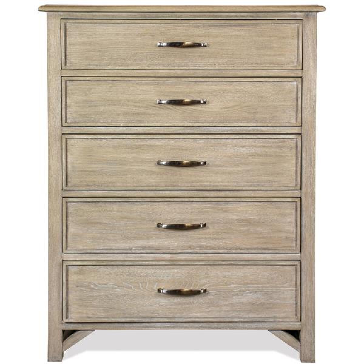 Talford Natural Five Drawer Chest Talford Natural Five Drawer Chest - Image 1