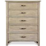Talford Natural Five Drawer Chest