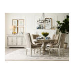 Lloyd Pedestal Dining Table Complete - Image 2
