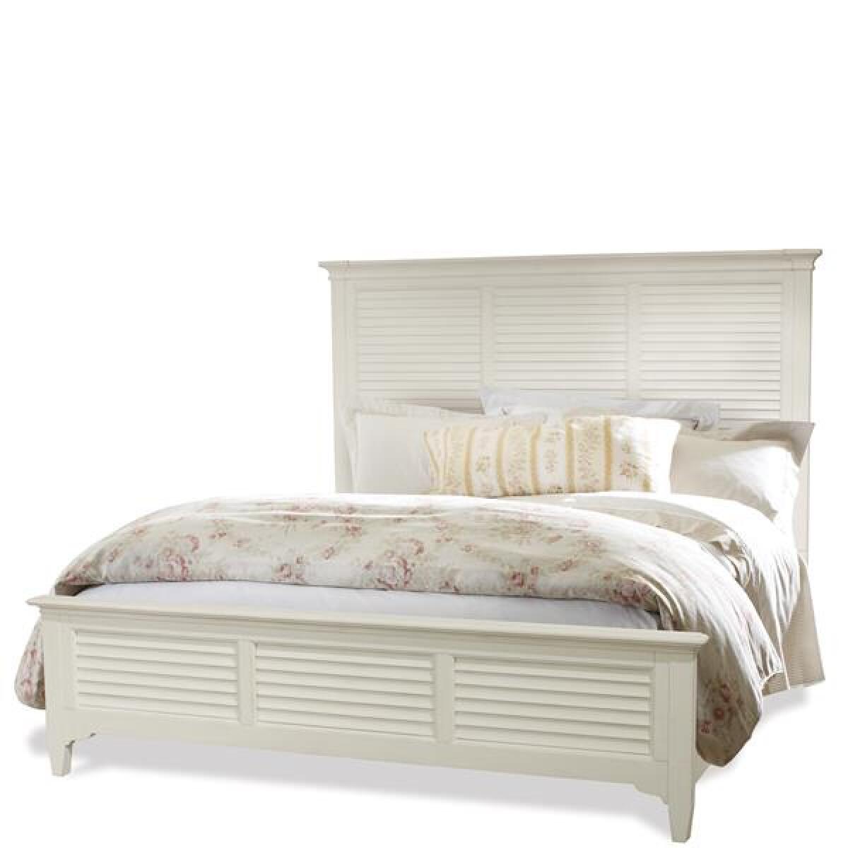 Myra California King Louver Bed Myra California King Louver Bed - Image 1