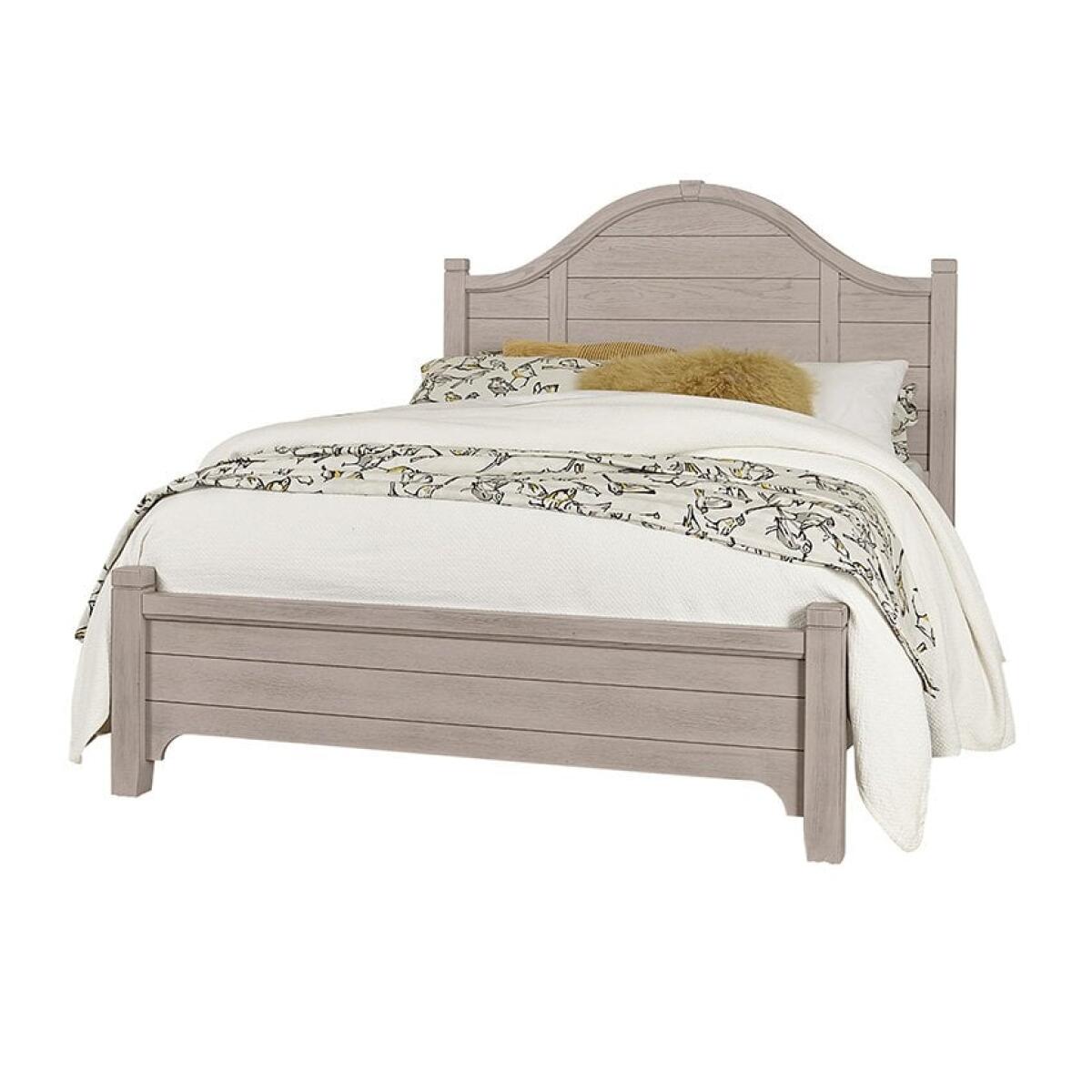 LMCO Home Bungalow Arched Bed In Queen Dover Grey LMCO Home Bungalow Arched Bed In Queen Dover Grey - Image 1