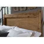 Dovetail King Poster Bed w/ 6x6 FB 752 Natural - Image 3