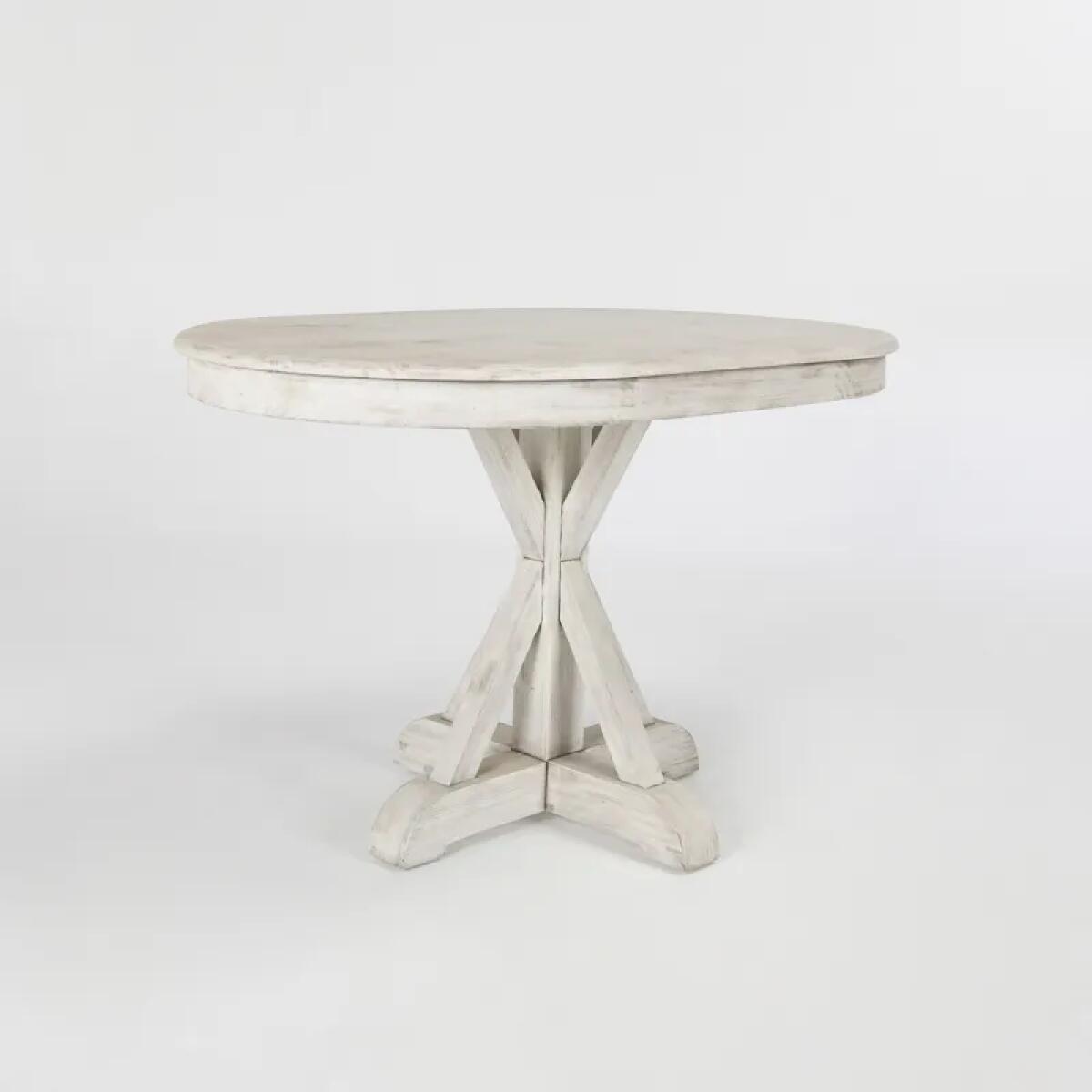 Maxwell Sunbleached Ivory 47” Oval Dining Table Maxwell Sunbleached Ivory 47'' Oval Dining Table - Image 1