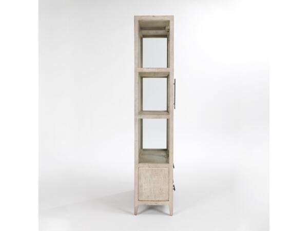 Simon Tall Cabinet Antique White - Image 3