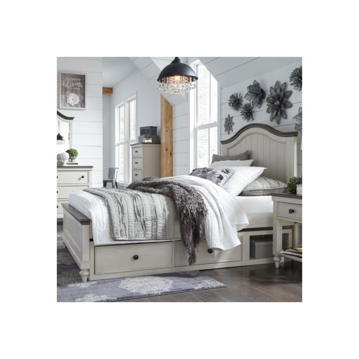Relaxed Vintage Full Panel Bed With Underbed Storage Relaxed Vintage Full Panel Bed With Underbed Storage - Image 1