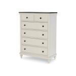 Relaxed Vintage 5-Drawer Chest Of Drawers