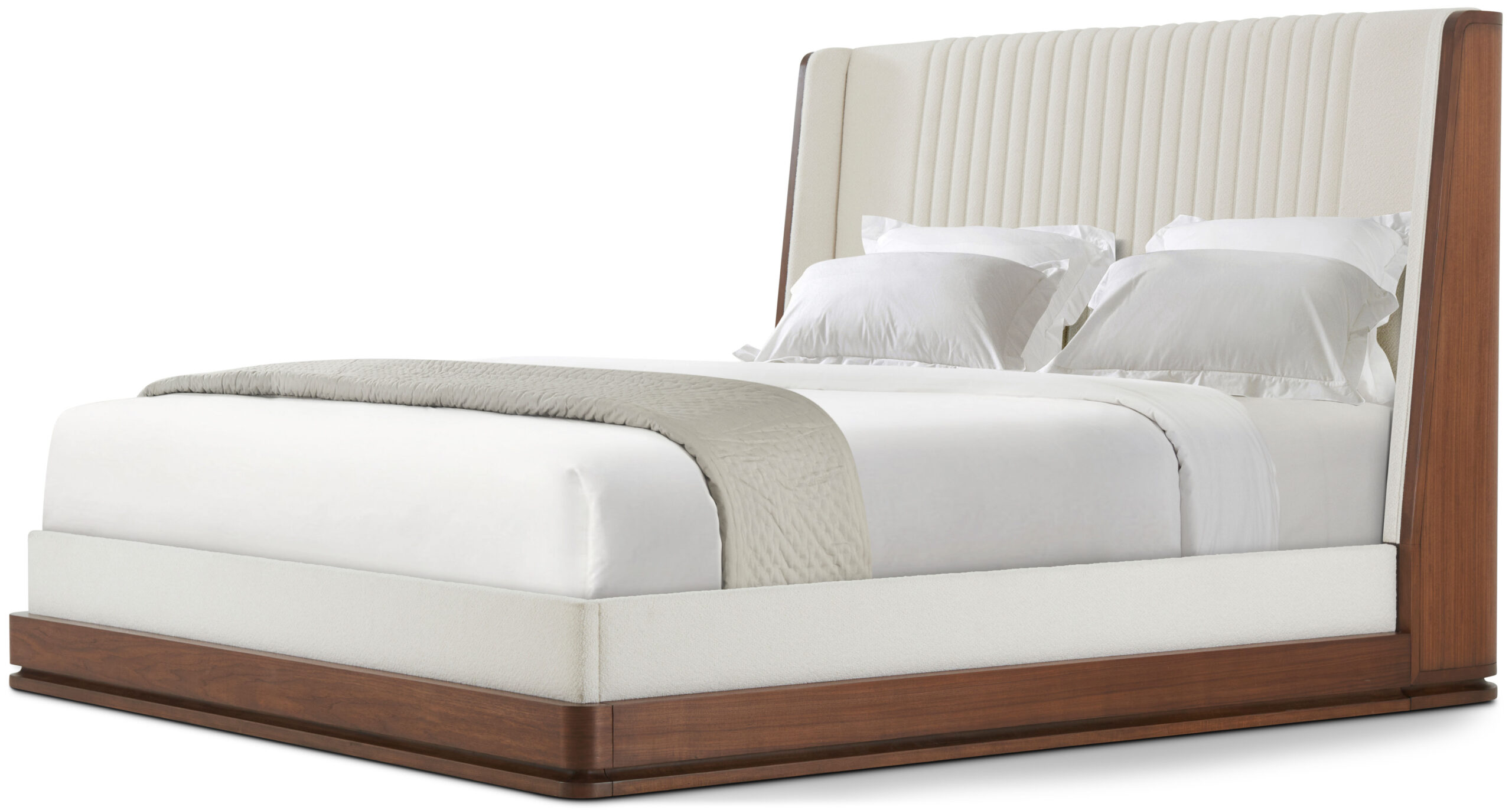 Spencer Coronet - Coronet Walnut Channel Bed