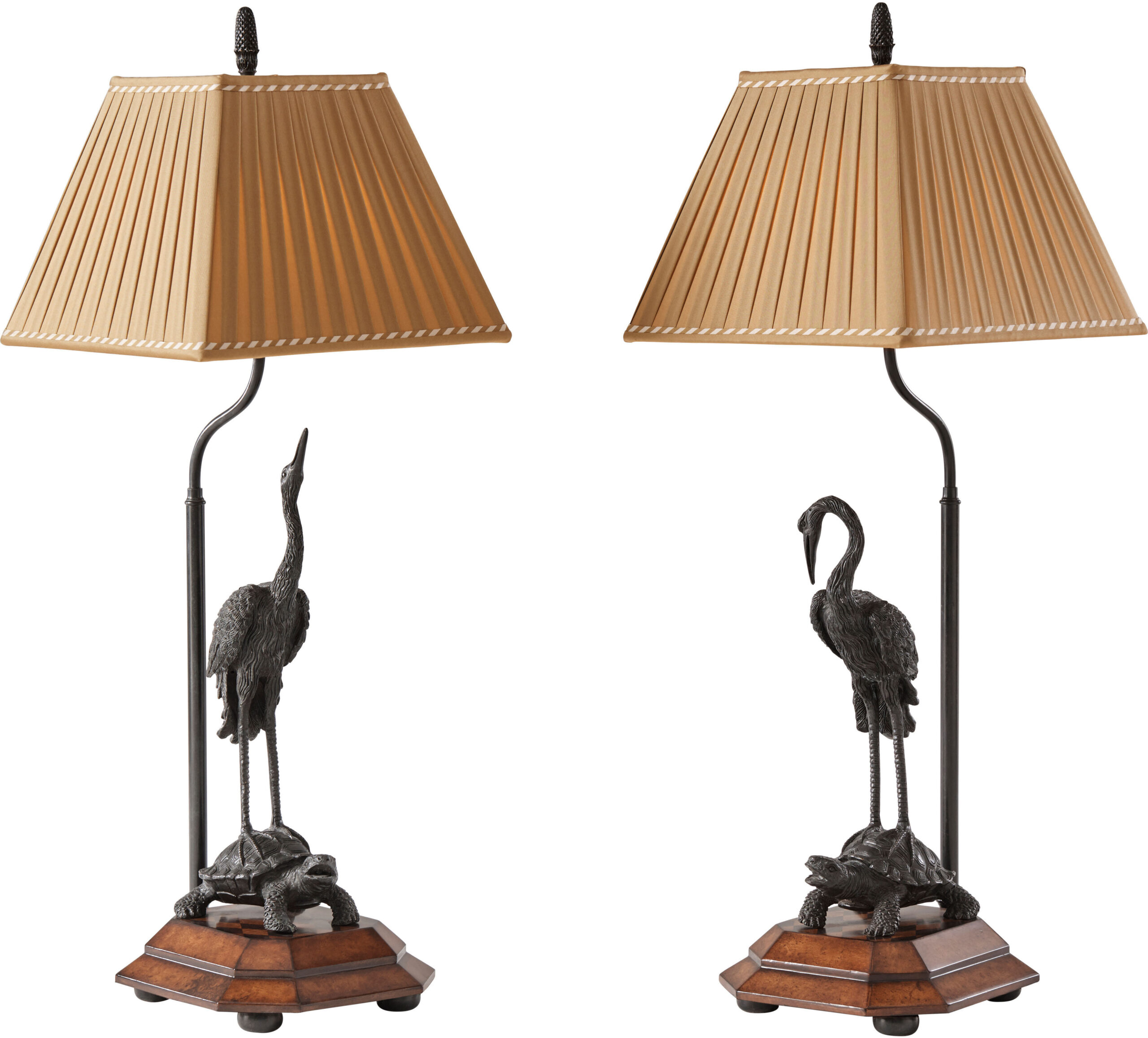 bf4c4b3659531ef59daf757c590bb345 Ta Illuminations - Meiji Cranes Table Lamp - Image 1