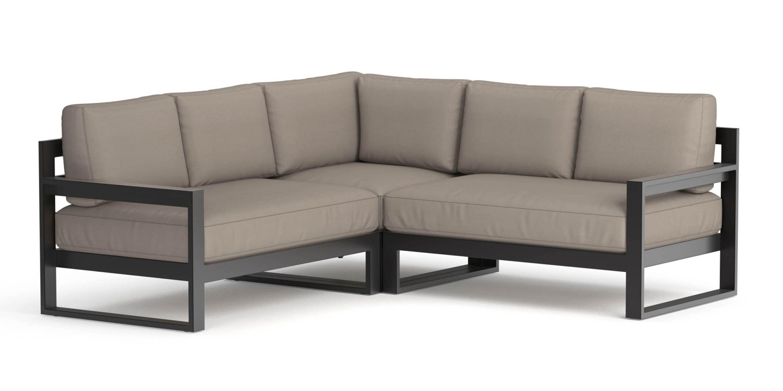 37954d9fad46576554f2141cc68cf499 Bonavista Outdoor Track Arm Sectional - Image 1