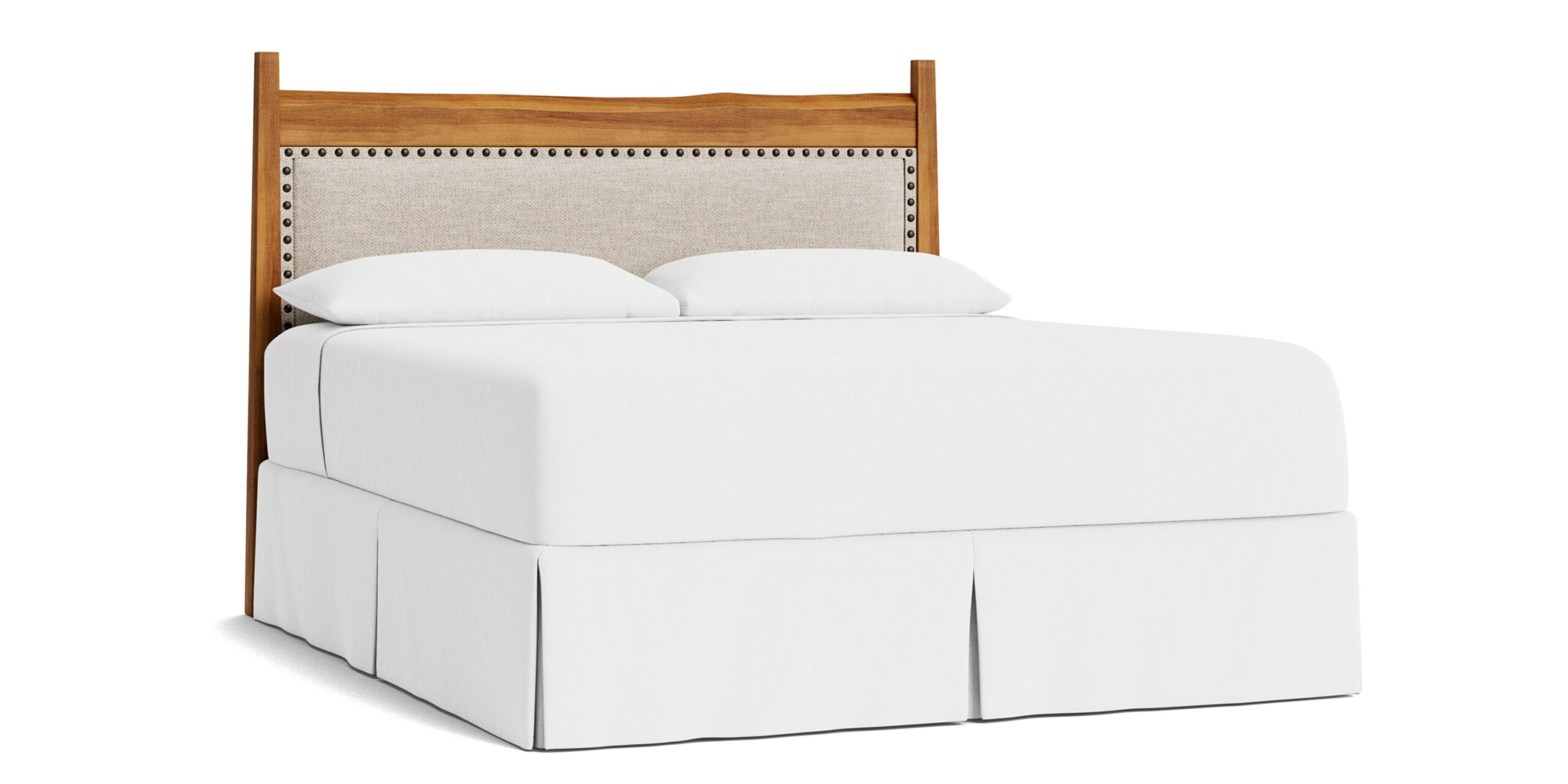 48f9e5f24795bcc0b75bcc65a6a9cb4f Heritage Live Edge Upholstered Bed - Image 1