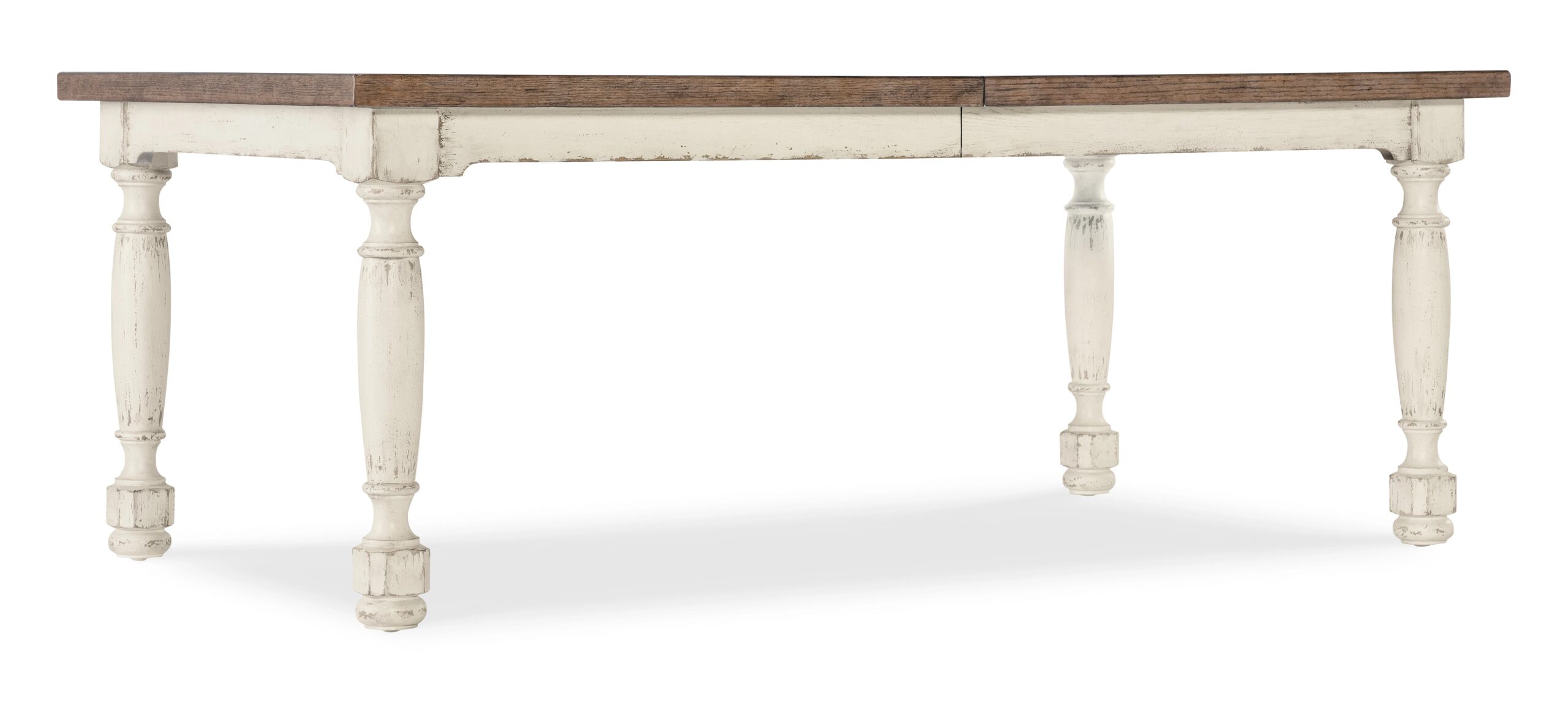 1f8115f976ca2a6edaa1a48a517da8fa Americana Leg Dining Table with 1-22in Leaf - Image 1
