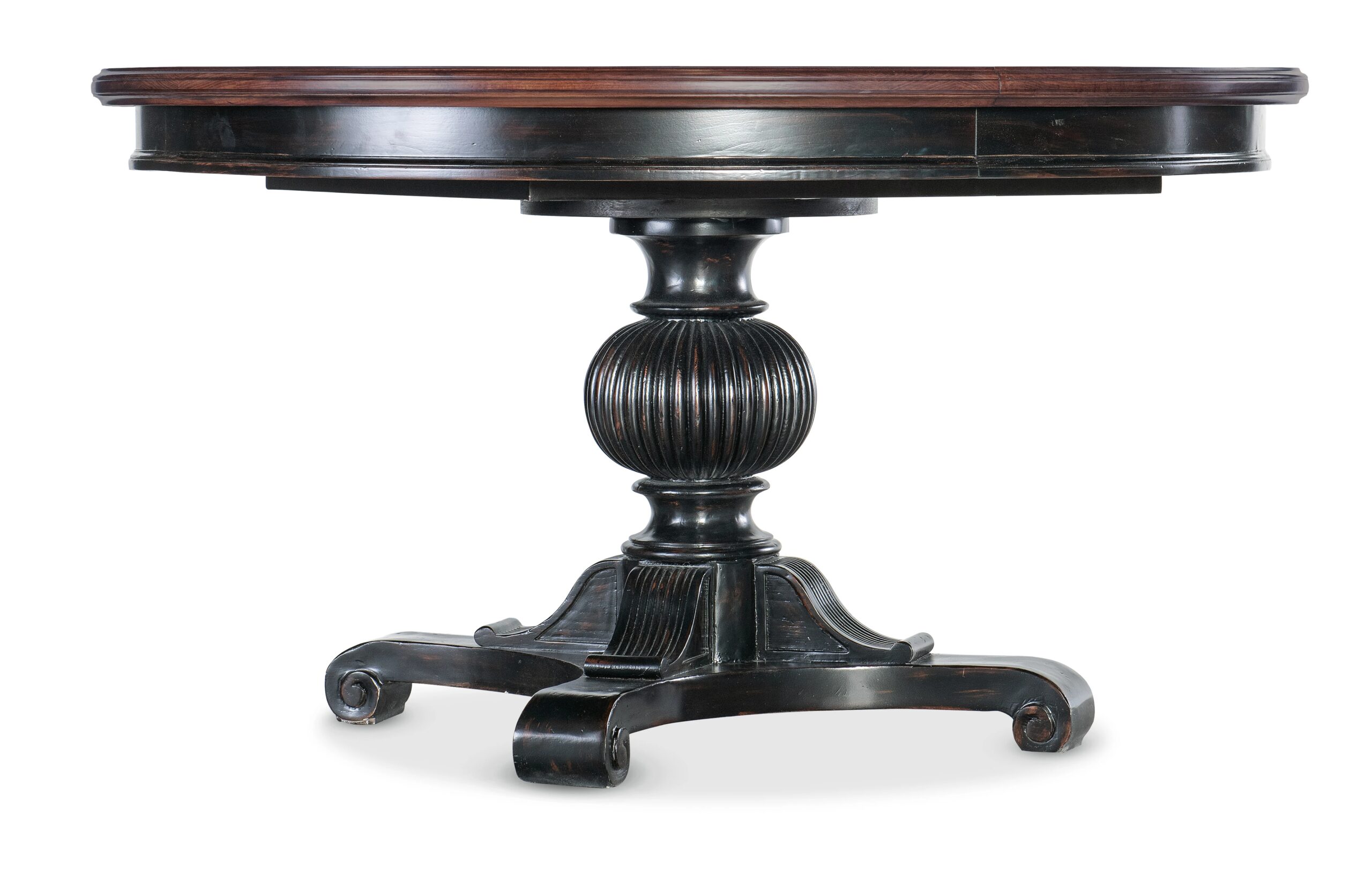 Charleston Round Pedestal Dining Table with 1-20in Leaf 83dbceab27f4e017a8f11f2bdb0c5193 Scaled