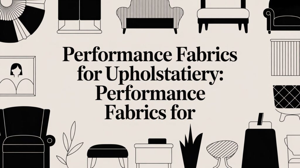 performance fabrics for upholstery furniture design