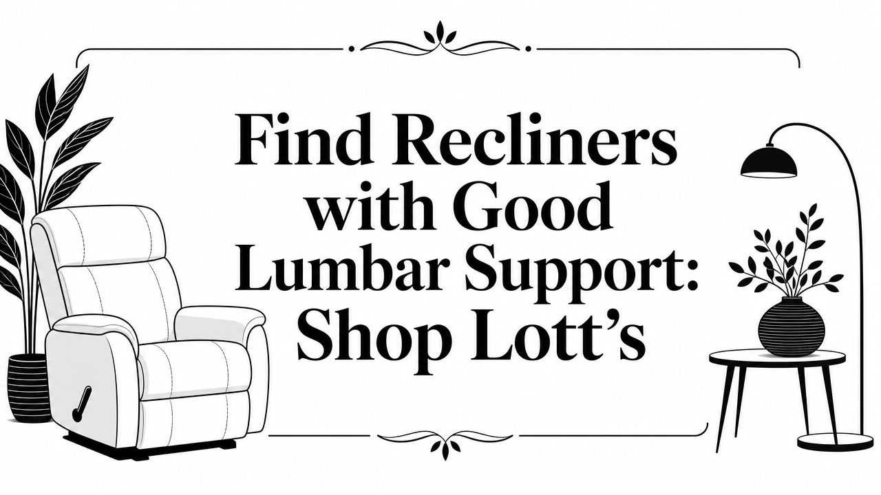 recliners with good lumbar support furniture advertising