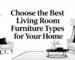 living room furniture types modern interior