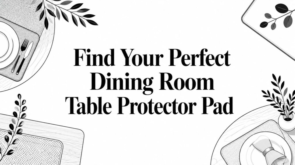 dining room table protector pad table decor